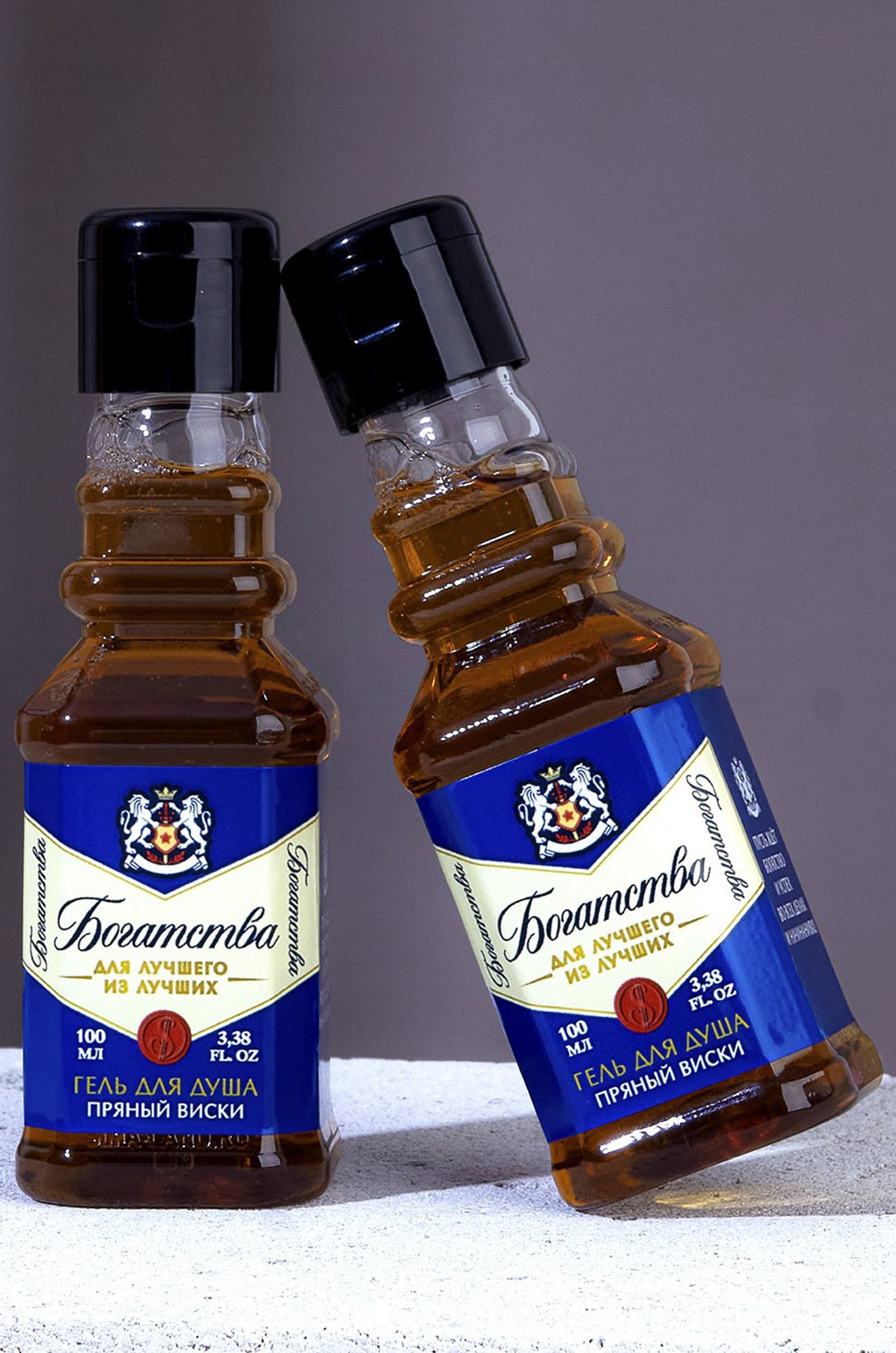 Гель для душа с ароматом пряного виски 100 мл HARD LINE