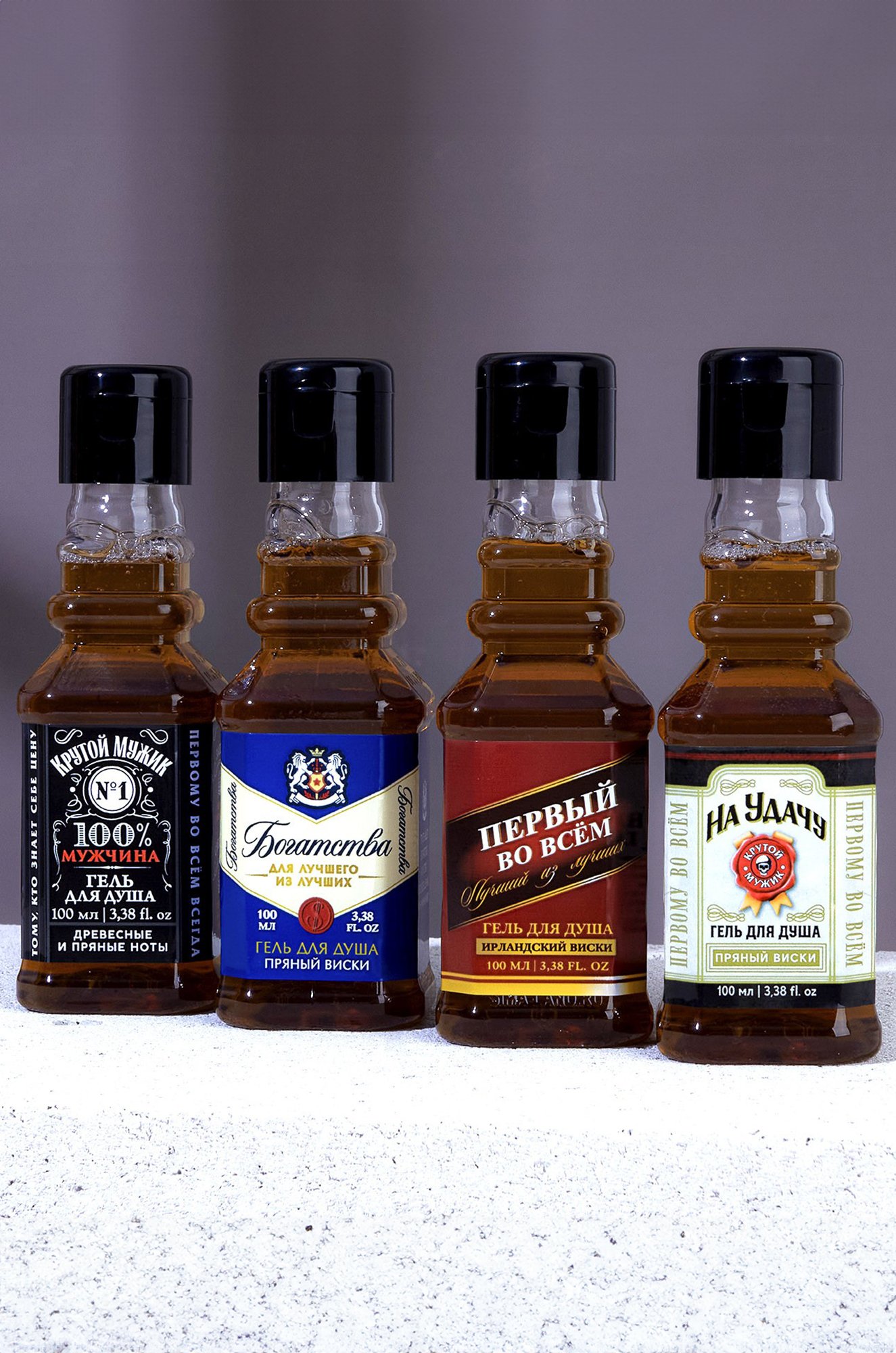 Гель для душа с ароматом пряного виски 100 мл HARD LINE