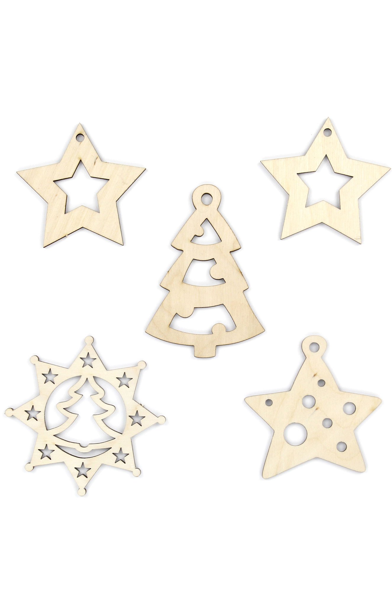 Фигурки для декорирования Новогодние подвески Woodlandtoys