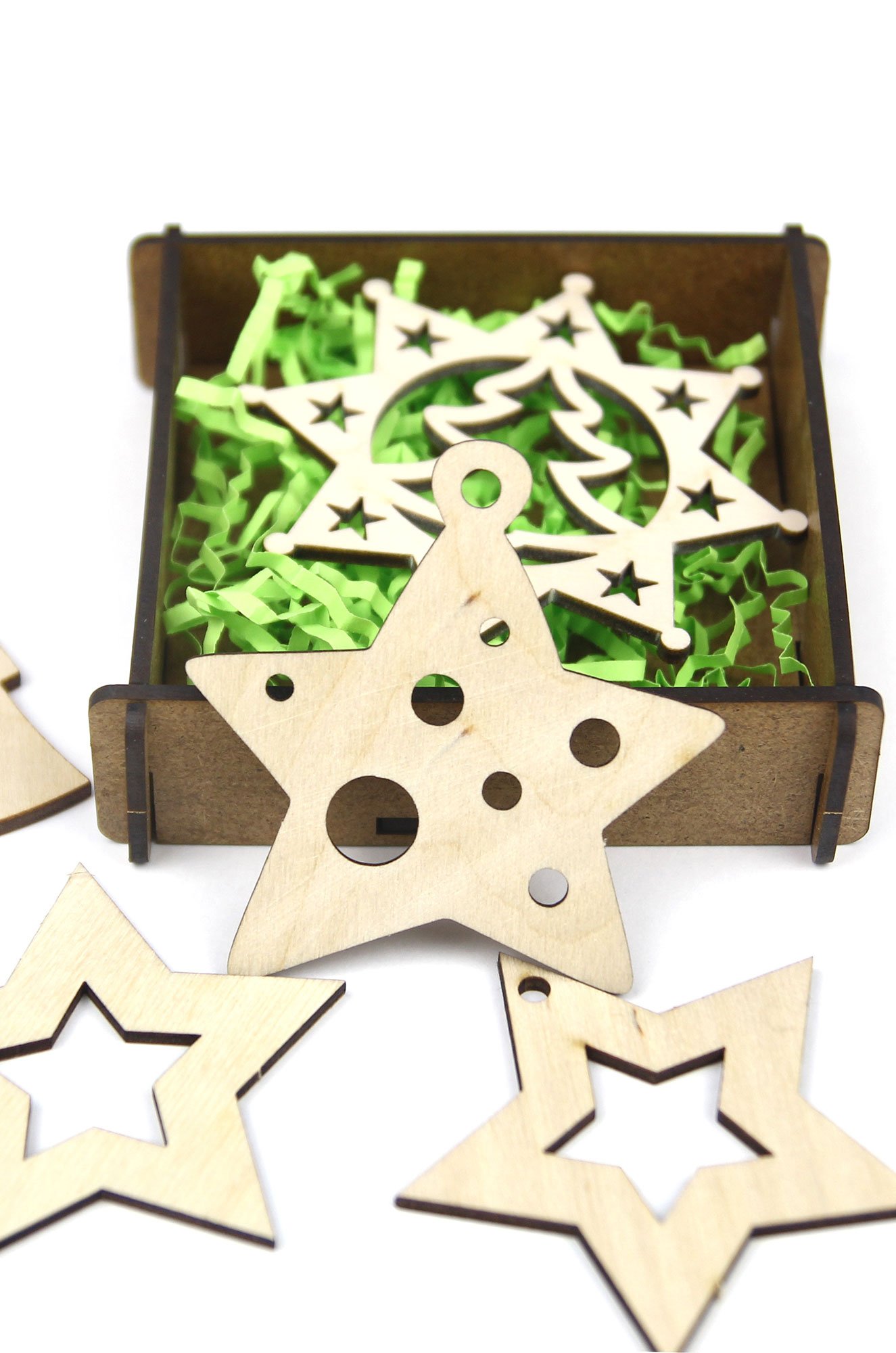 Фигурки для декорирования Новогодние подвески Woodlandtoys