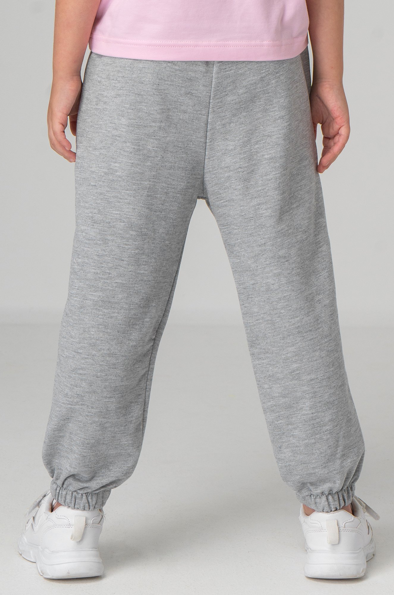 Брюки для девочки из футера двухнитки Bonito