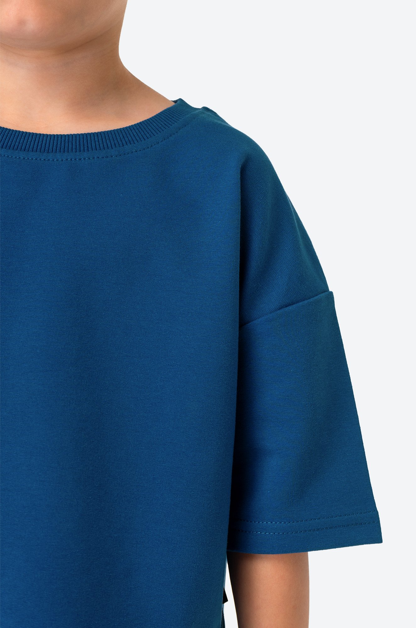 Костюм оверсайз из футера двухнитки с лайкрой для мальчика Bonito