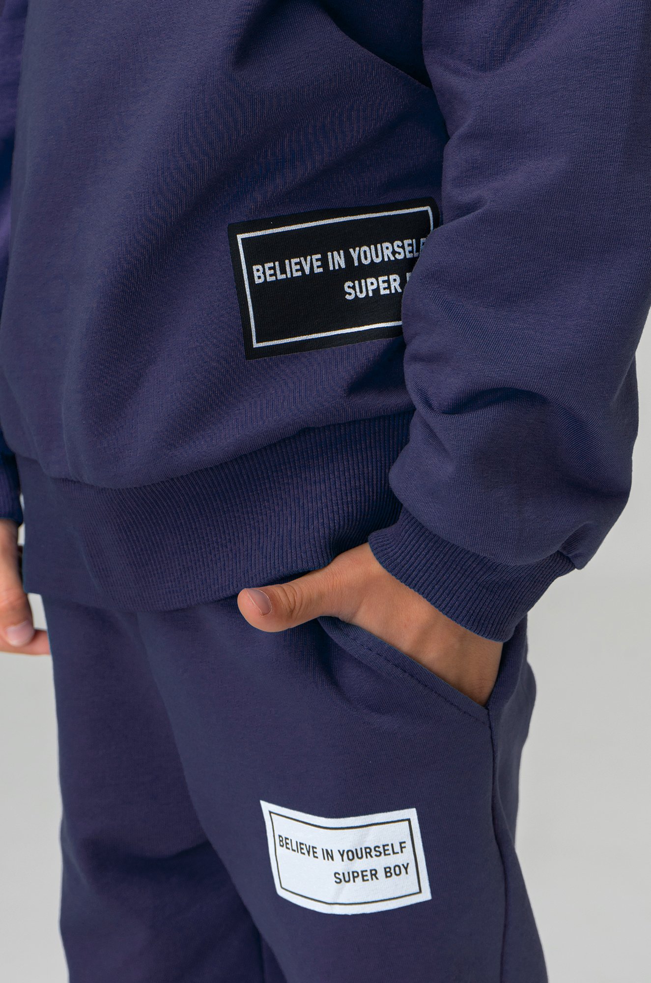 Костюм для мальчика из футера двухнитки Bonito