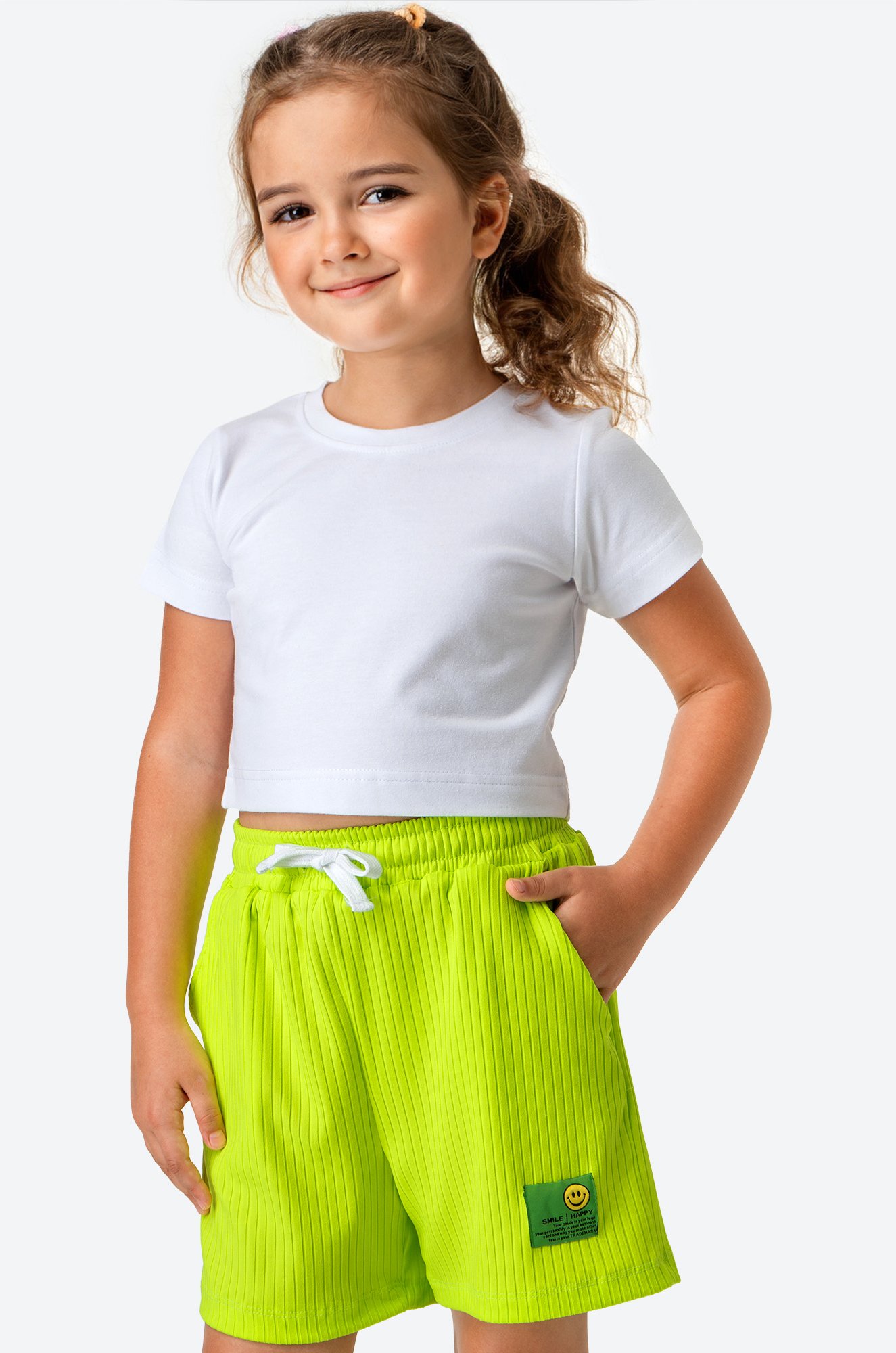 Шорты для девочки в рубчик Bonito