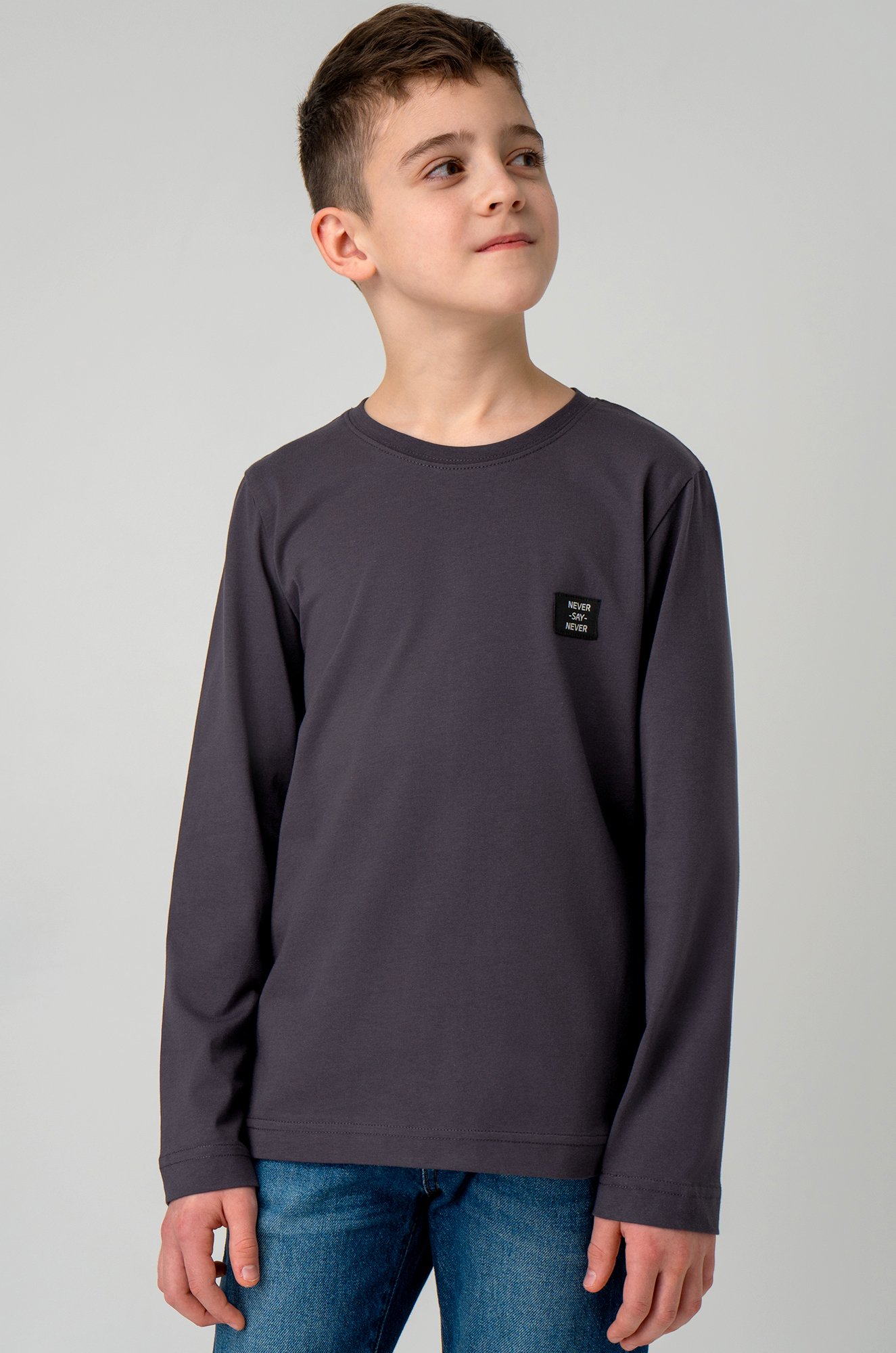 Хлопковый лонгслив для мальчика Bonito