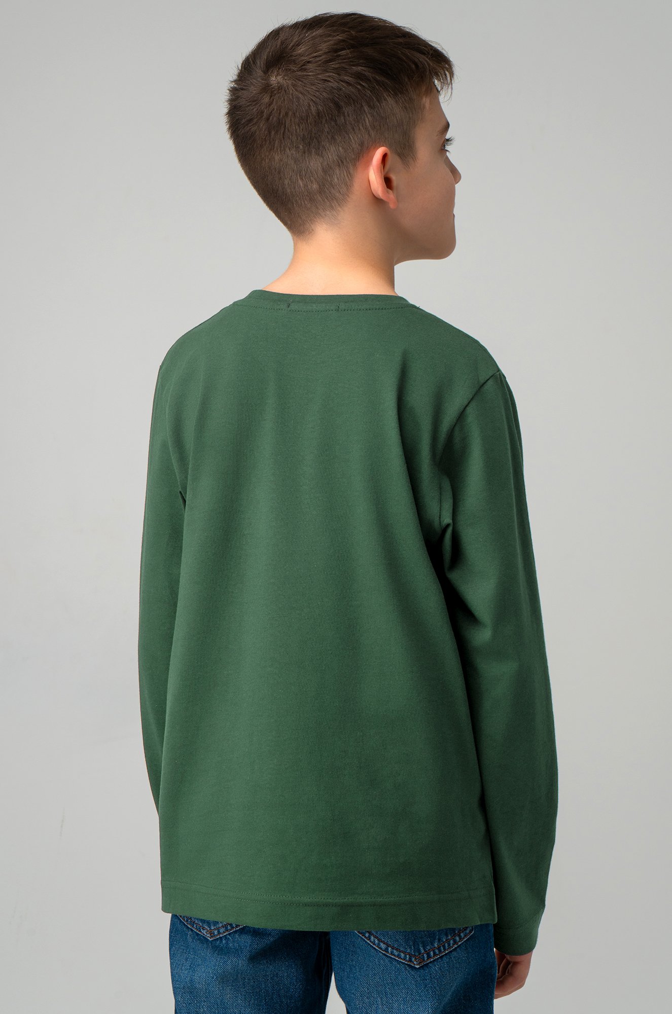 Хлопковый лонгслив для мальчика Bonito