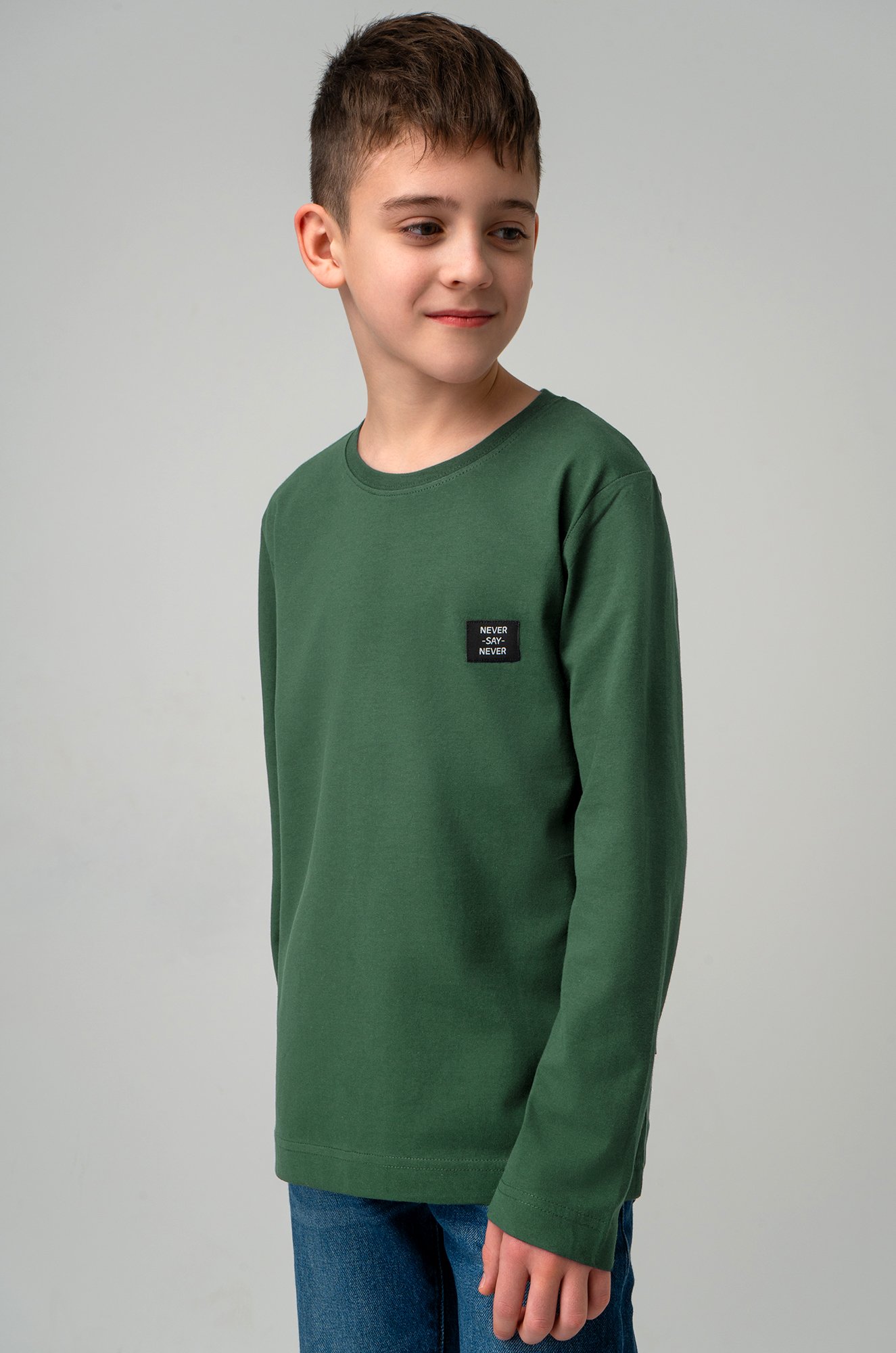 Хлопковый лонгслив для мальчика Bonito