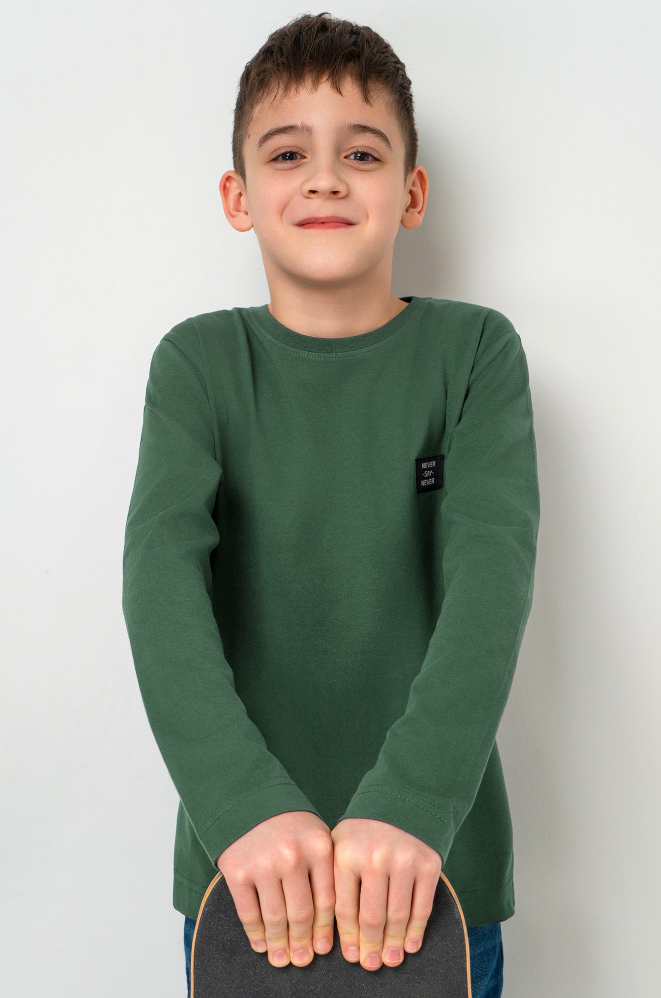 Хлопковый лонгслив для мальчика Bonito