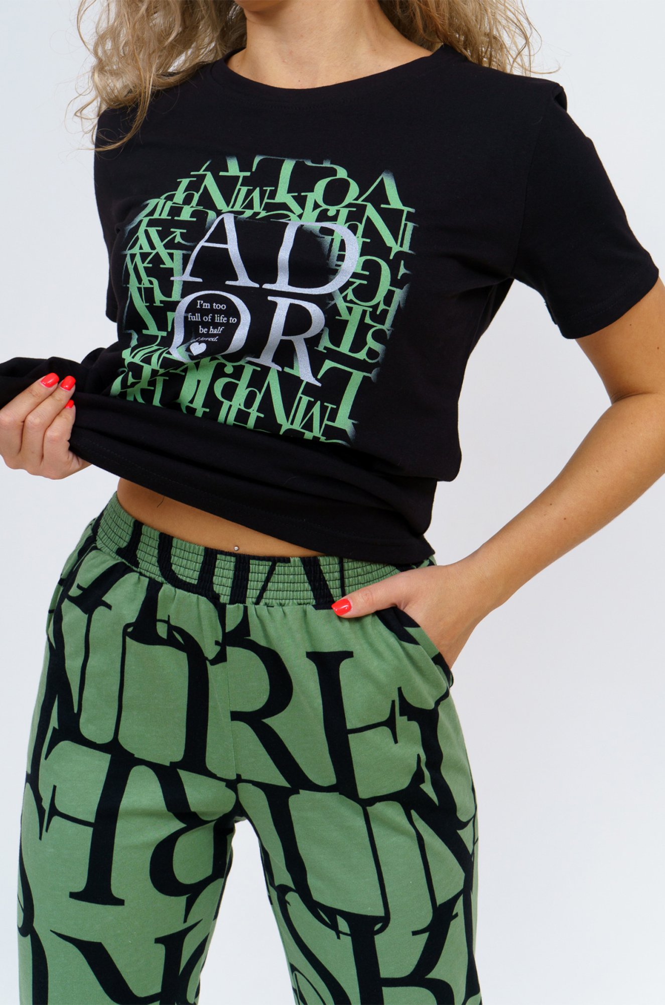 Женский хлопковый костюм SveTekst