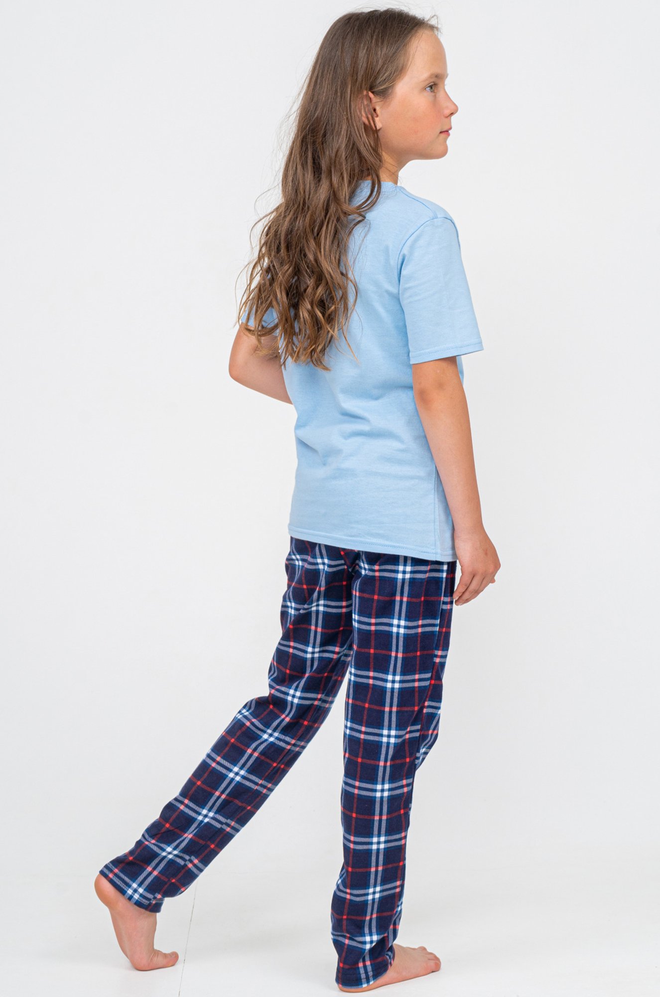 Домашний хлопковый костюм для девочки SveTekst