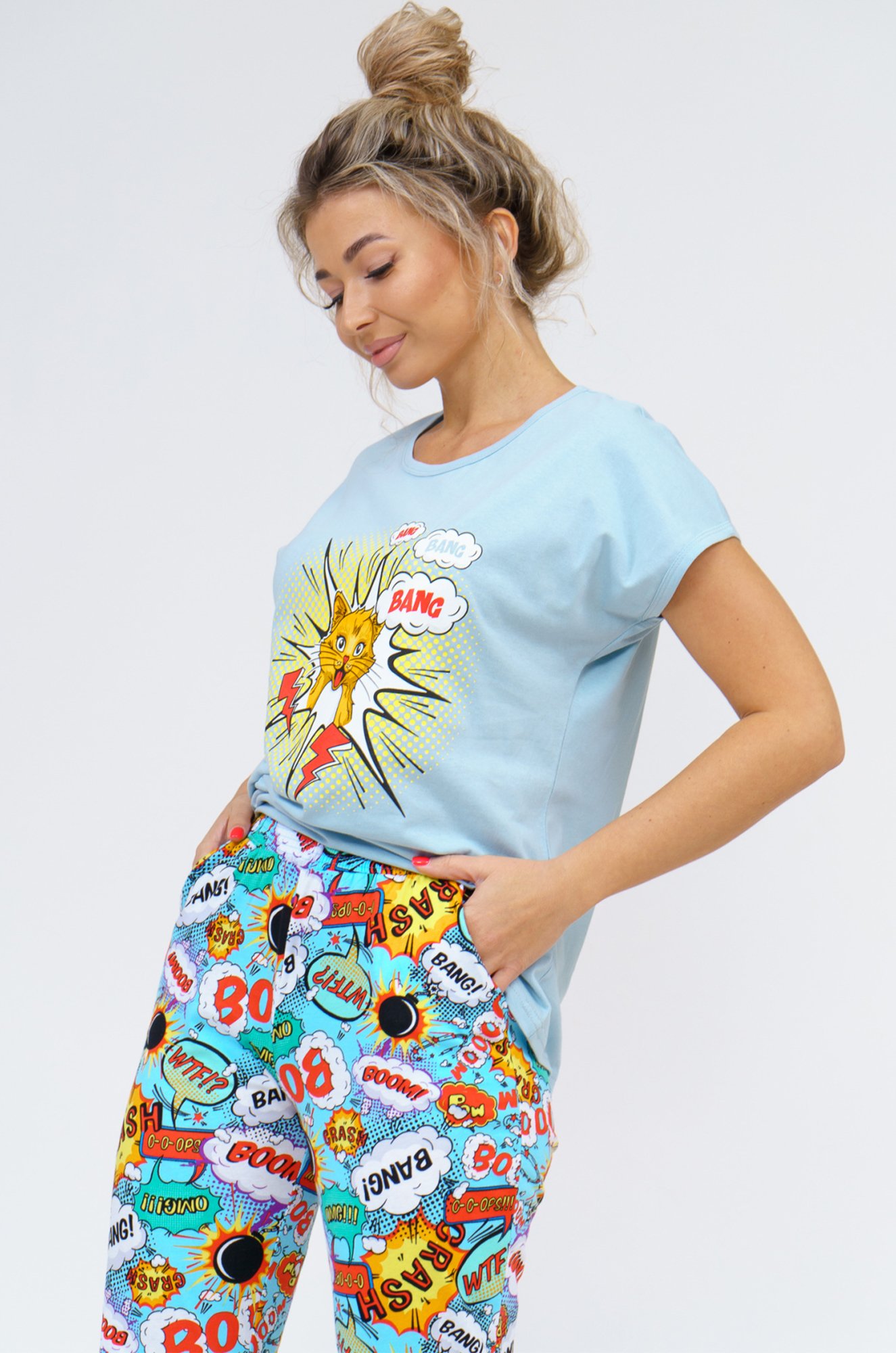 Женский хлопковый костюм SveTekst