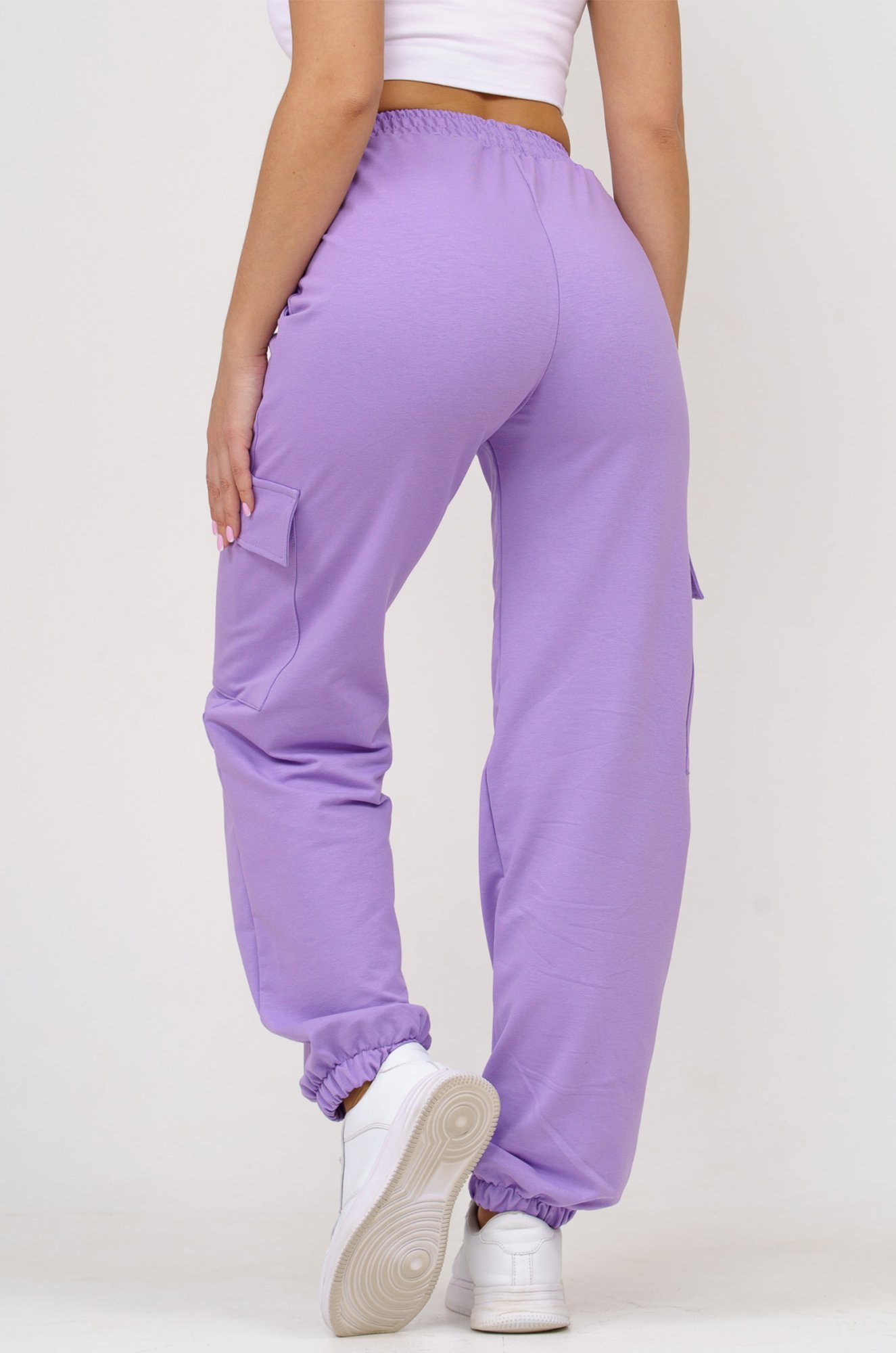 Женские брюки карго  из футера SveTekst