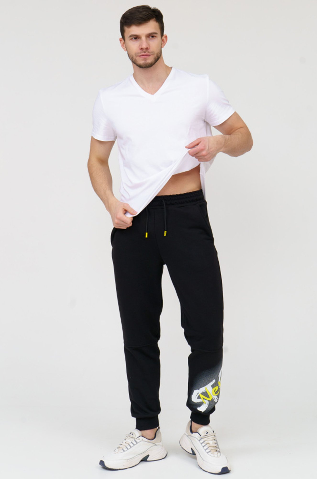 Мужские брюки из петельчатого футера трехнитки SveTekst