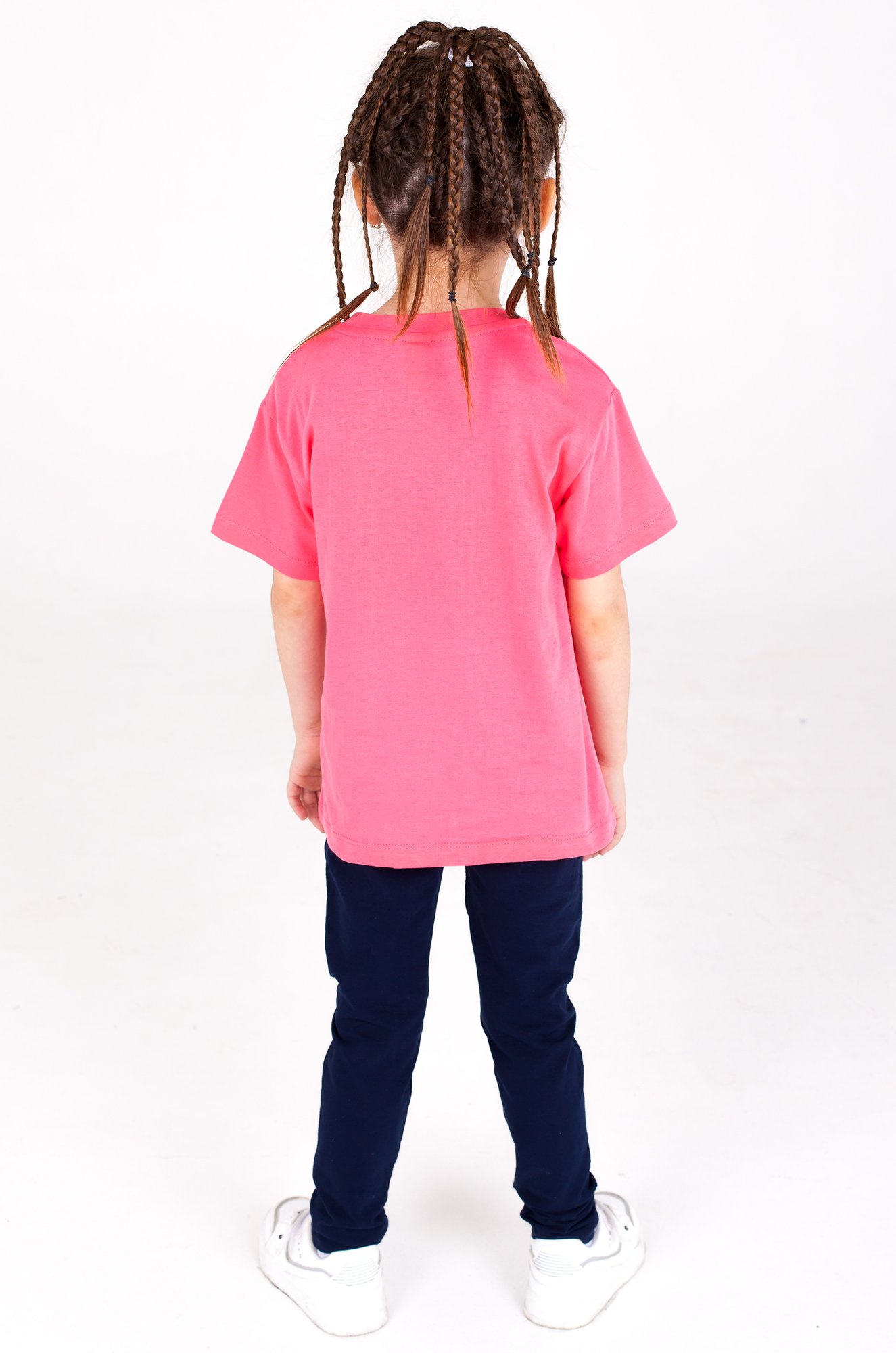 Хлопковая футболка для девочки Takro