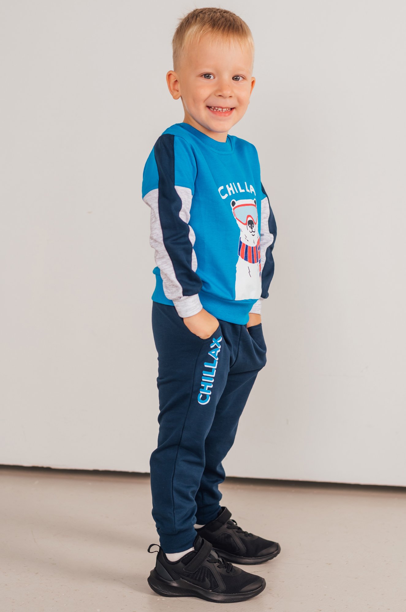 Брюки из футера для мальчика Takro