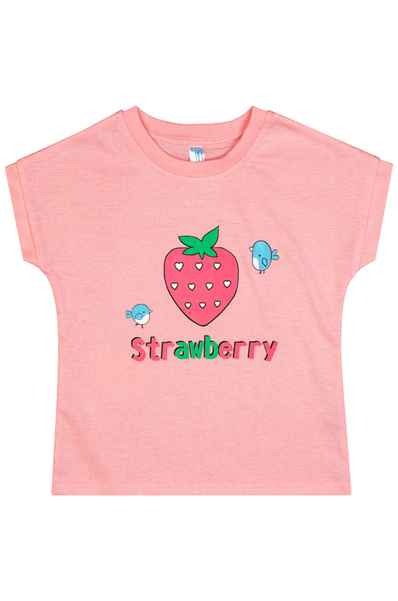 Хлопковая футболка для девочки Takro