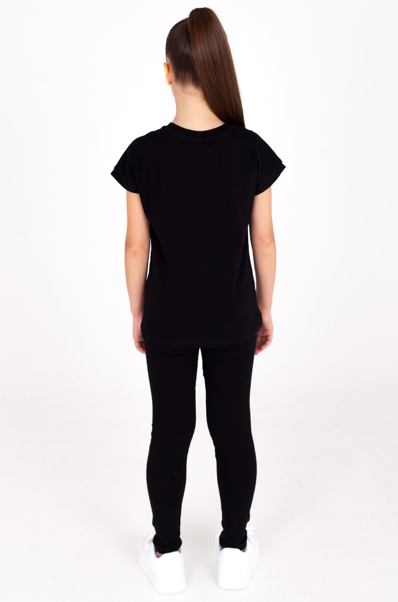 Хлопковая футболка для девочки Takro