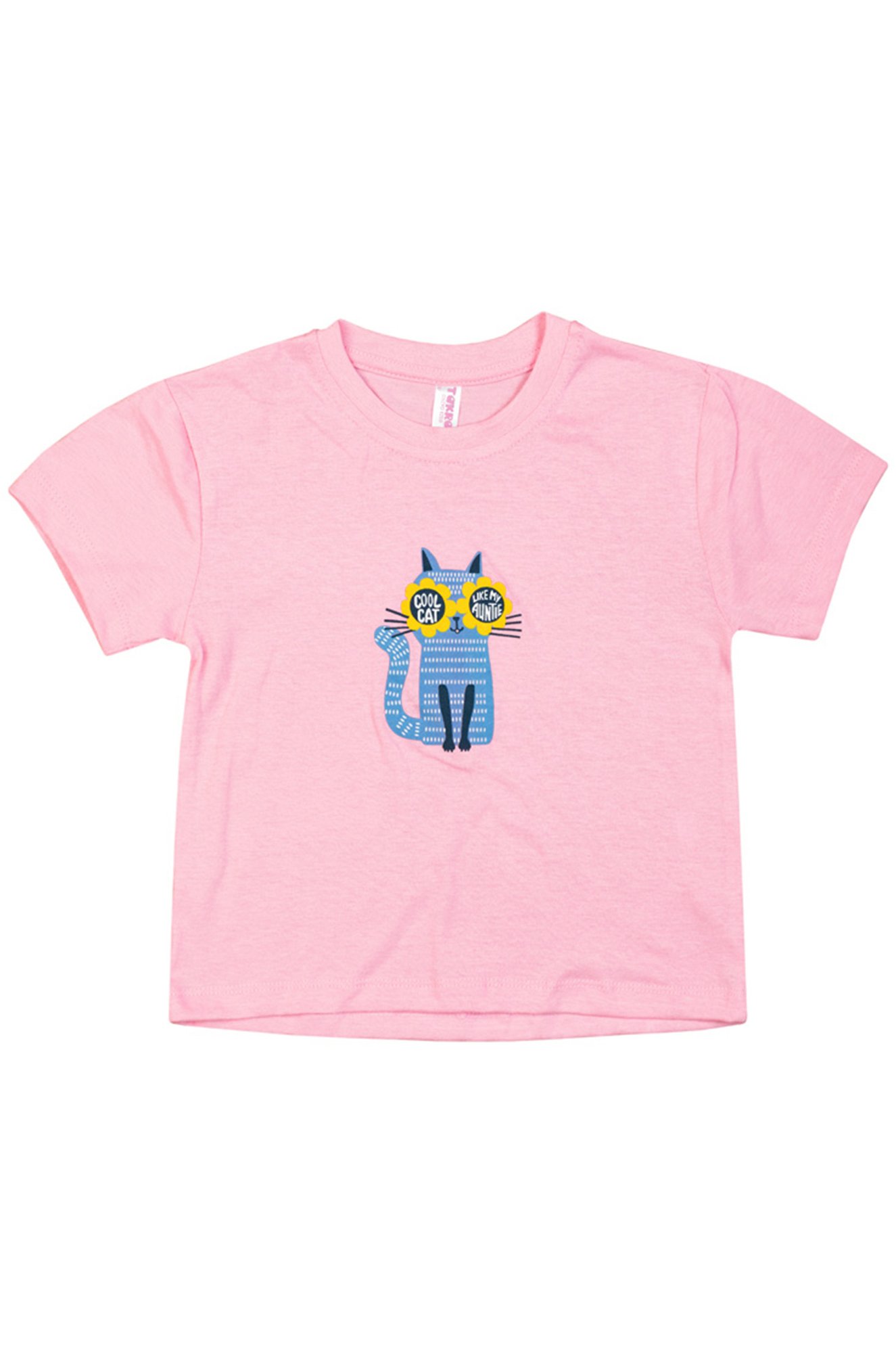 Хлопковая футболка для девочки Takro