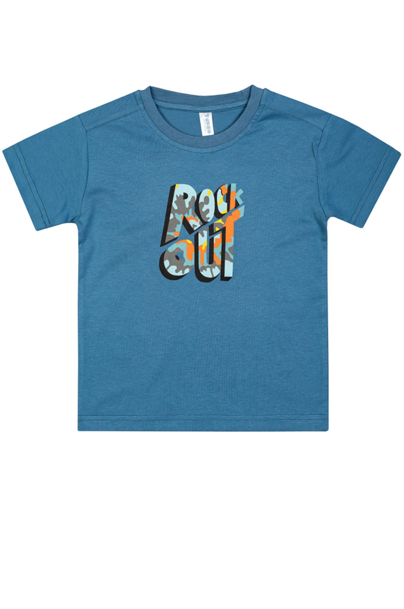 Хлопковая футболка с лайкрой для мальчика Takro