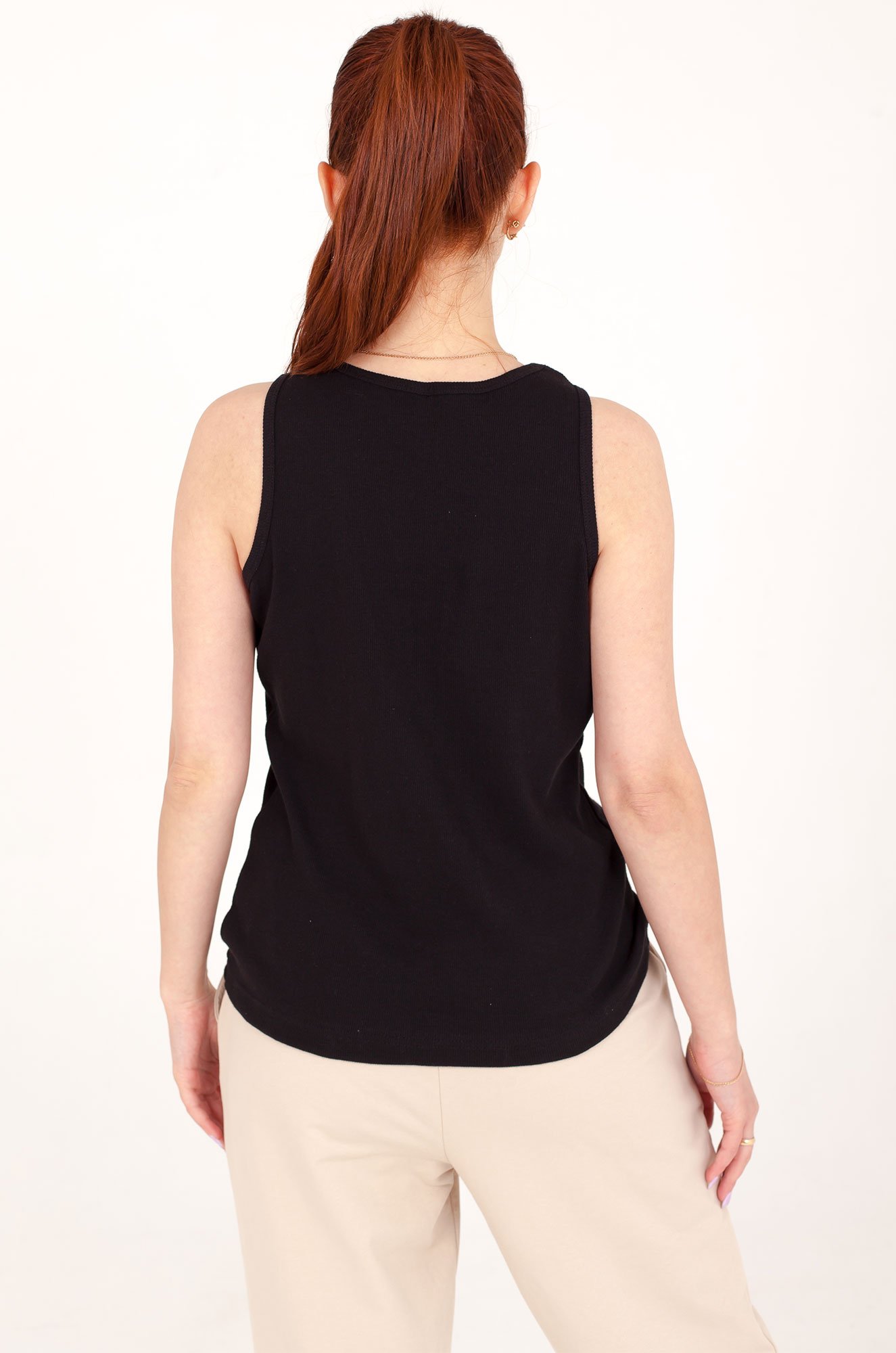 Базовый женский топ в рубчик Takro