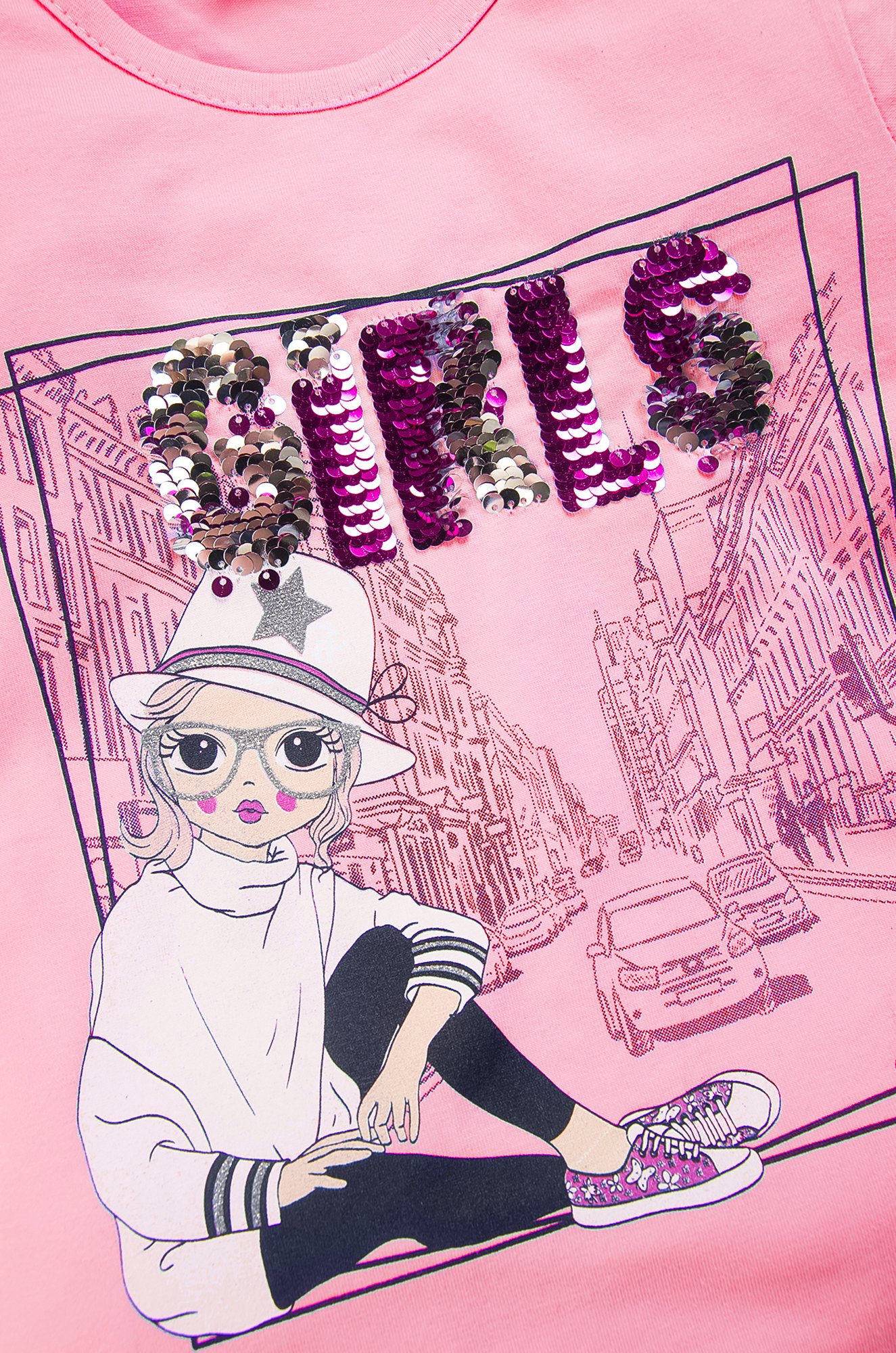 Лонгслив для девочки Narmini