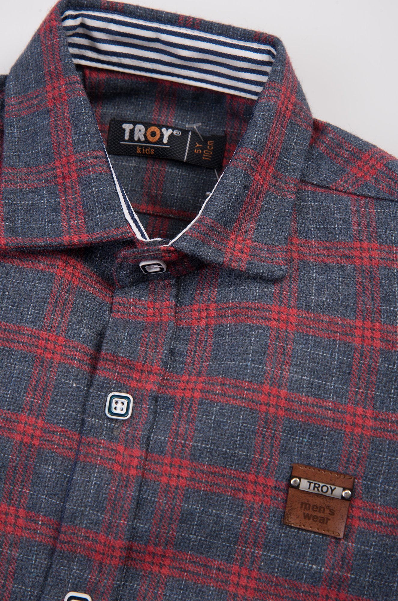 Теплая рубашка для мальчика Troy Kids