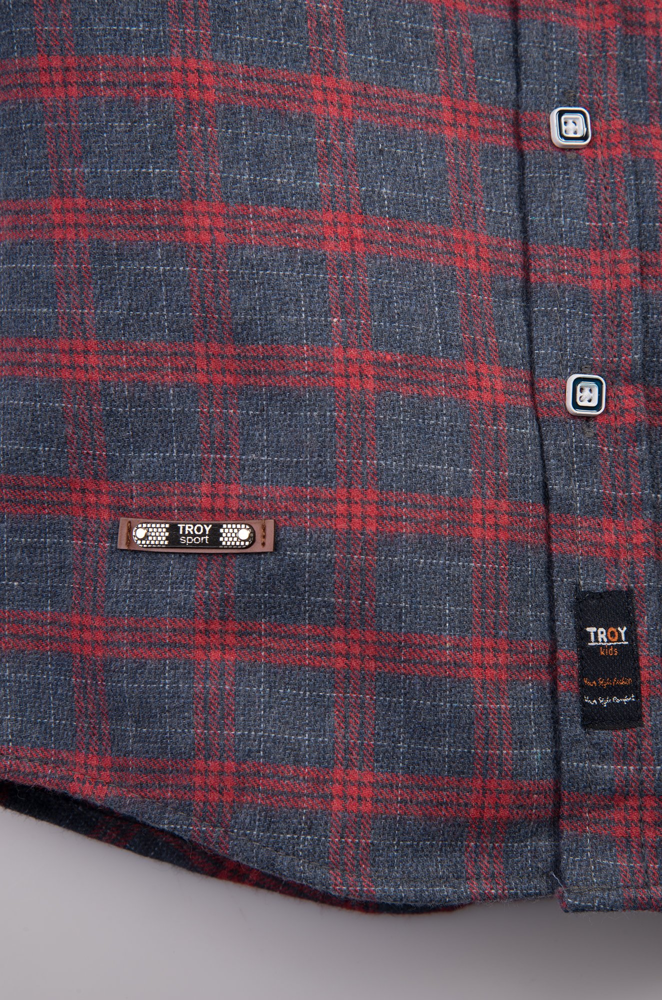 Теплая рубашка для мальчика Troy Kids