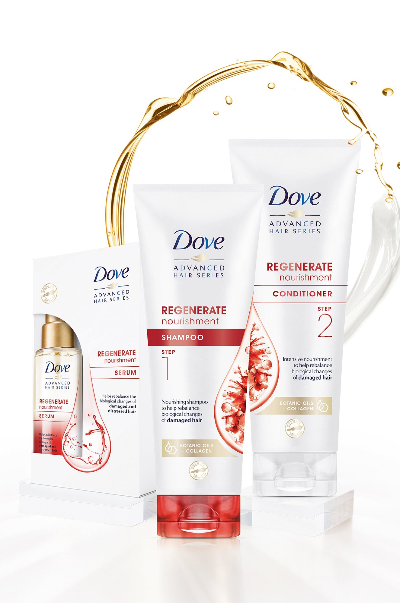 Сыворотка-масло Advanced Hair Series Прогрессивное восстановление без парабенов 50 мл Dove