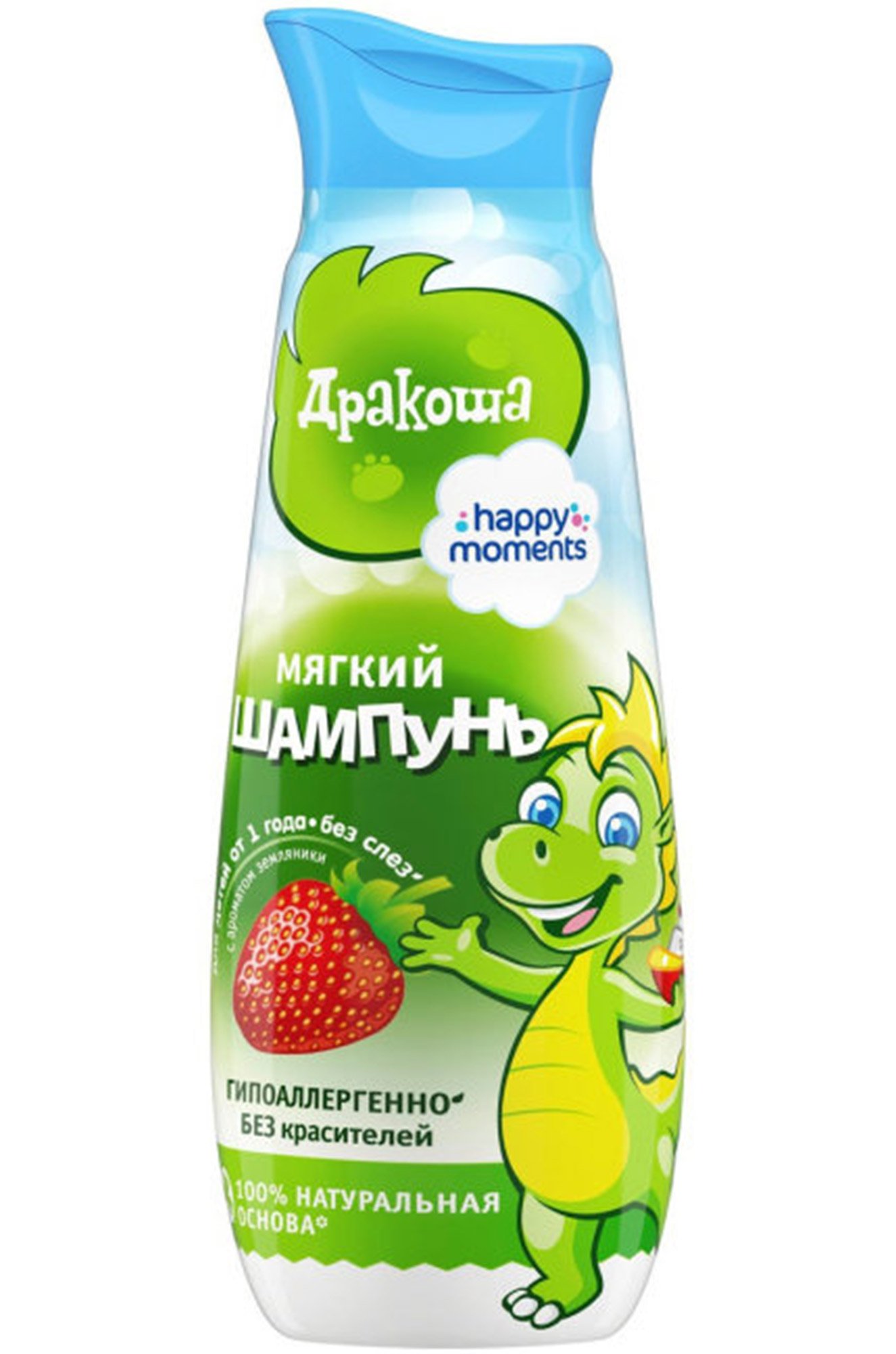 Шампунь детский мягкий с ароматом земляники 380 мл Дракоша 6628226 ...
