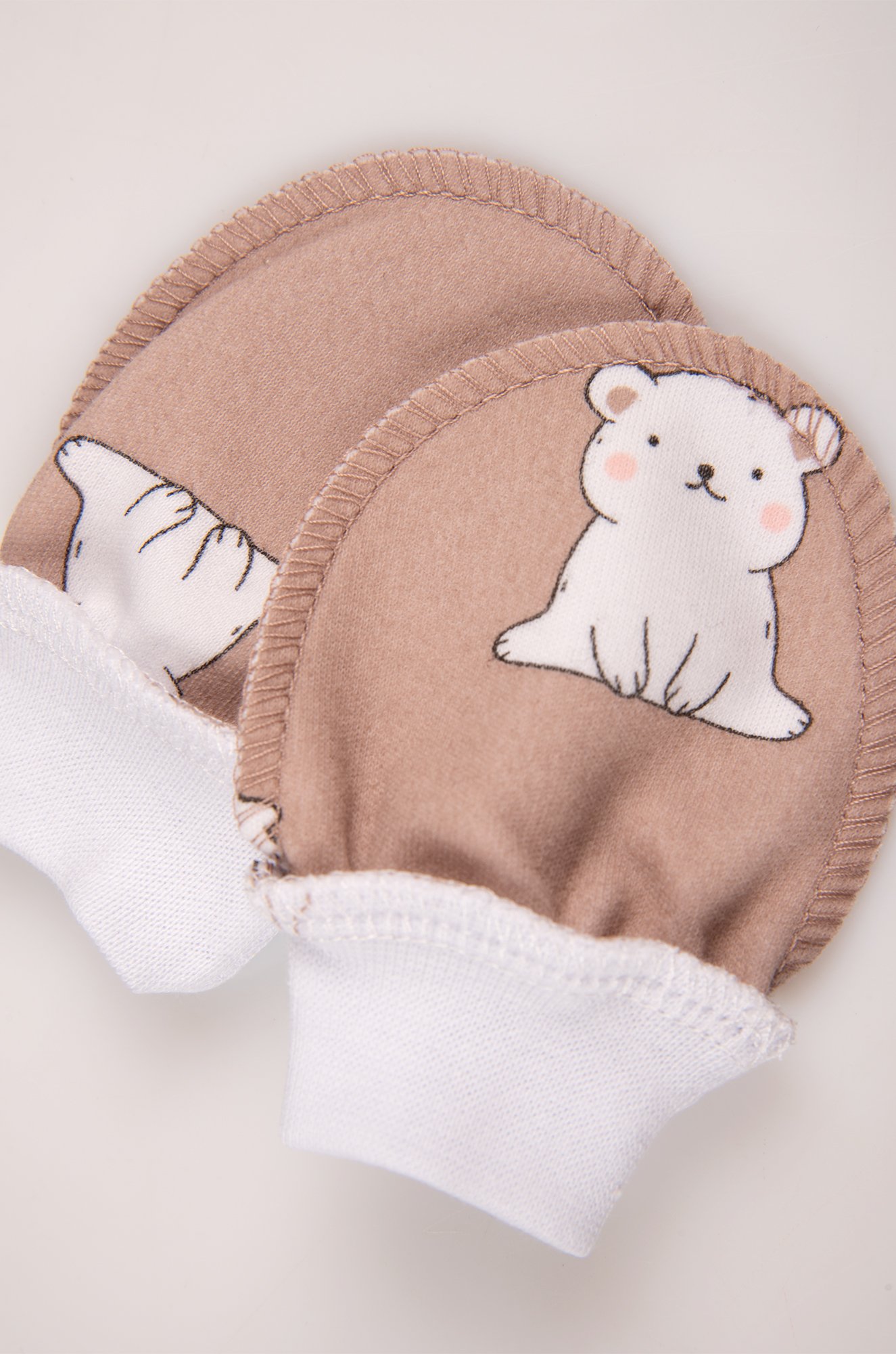 Рукавички для девочки из интерлока Юниор-Текстиль