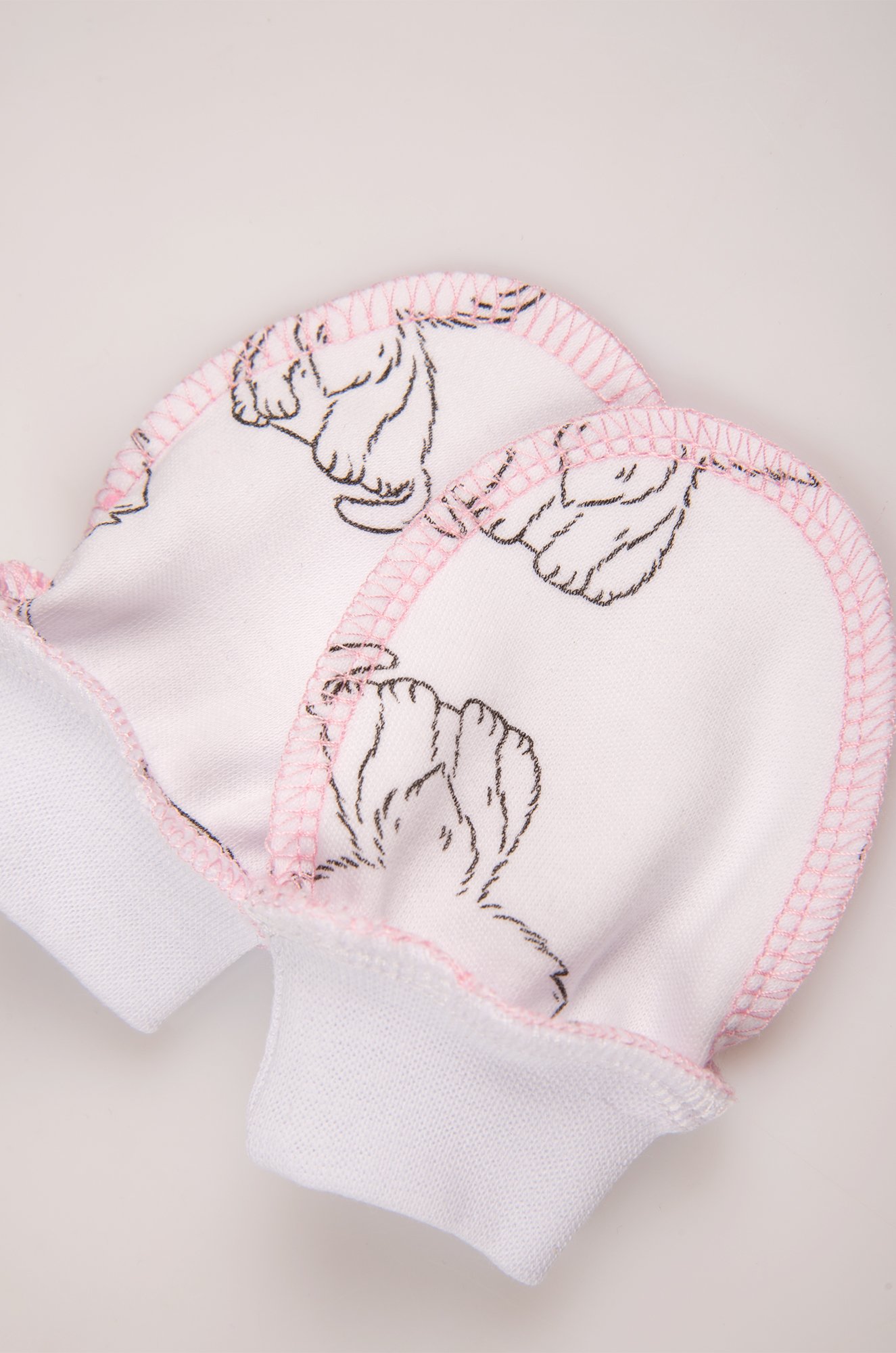 Рукавички для девочки из интерлока Юниор-Текстиль