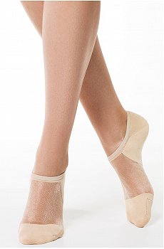 женские носки укороченные с капроновой вставкой Conte Elegant