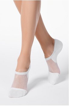 женские носки укороченные с капроновой вставкой Conte Elegant