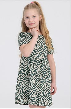 Летнее хлопковое платье для девочки Апрель