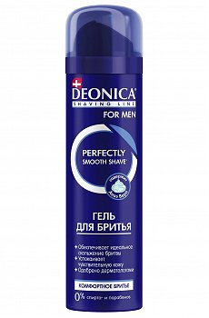 Гель для бритья DEONICA FOR MEN Для чувствительной кожи 200 мл Deonica