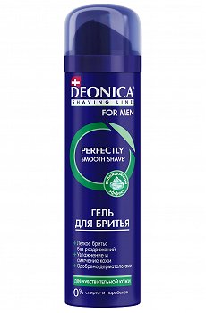 Гель для бритья DEONICA FOR MEN Для чувствительной кожи 200 мл Deonica