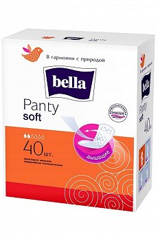 Женские ежедневные прокладки bella panty soft 40 шт- Bella