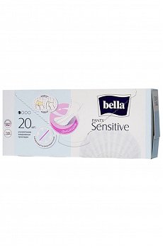 Женские ультратонкие ежедневные прокладки bella panty Sensitive 20 шт- Bella