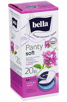 Женские ежедневные прокладки bella panty soft verbena 20 шт- Bella