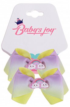 Бант для волос на резинке 2шт Babys Joy