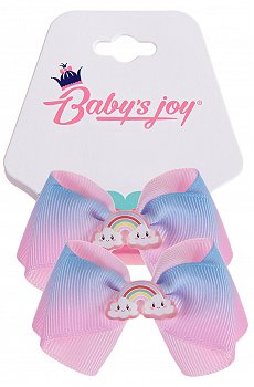 Бант для волос на резинке 2шт Babys Joy