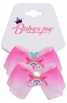 Бант для волос на резинке 2шт Babys Joy