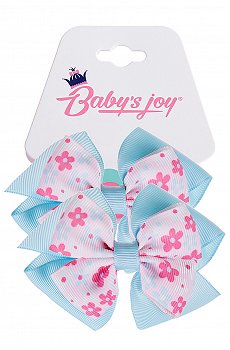 Бант для волос на резинке 2шт Babys Joy