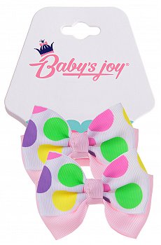 Бант для волос на резинке 2шт Babys Joy