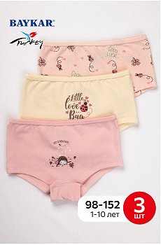 Трусы для девочки 3шт. Baykar
