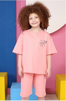 Костюм из футера двухнитки для девочки Baby Style