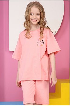 Костюм из футера двухнитки для девочки Baby Style