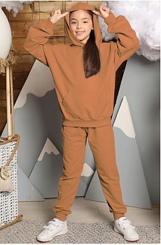 Костюм из футера двухнитки для девочки Baby Style
