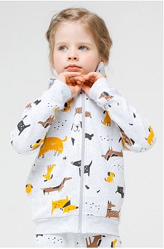 Утепленный жакет для девочки Crockid