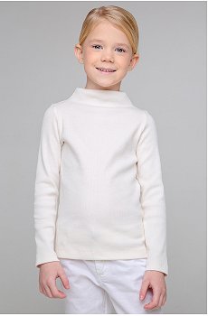 Однотонная водолазка для девочки из кашкорсе Crockid